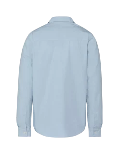 Chemise bleue à manches longues - BLEU
