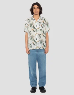 Chemise Hawaïenne blanche - BLANC CASSÉ PARADIS