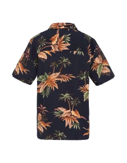 Chemise hawaïenne bleu marine - MARINE