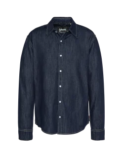 Chemise à manches longues en denim brut - DENIM BRUT