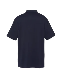 Chemisette en maille bleu marine effet gaufré - MARINE