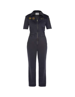 Combinaison bleu marine manches courtes army - MARINE