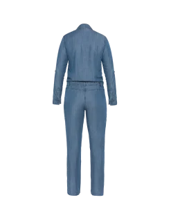 Combinaison casual indigo en tencel - INDIGO