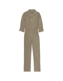 Combinaison kaki clair slim souple et confortable - KAKI CLAIR