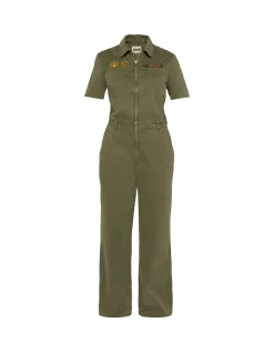 Combinaison kaki manches courtes army - KAKI