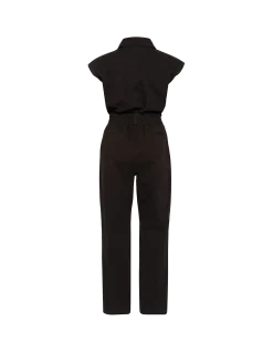 Combinaison saharienne noire sans manches - NOIR