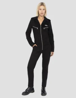Combinaison slim souple et confortable noire - NOIR