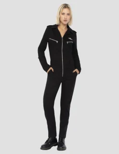 Combinaison slim souple et confortable noire - NOIR