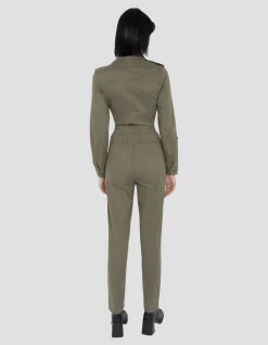 Combinaison slim souple et confortable kaki clair - KAKI CLAIR