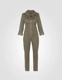 Combinaison slim souple et confortable kaki clair - KAKI CLAIR
