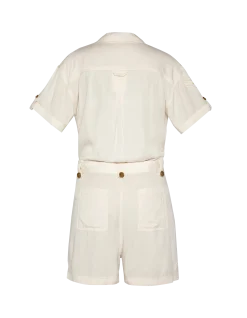 Combishort army légère blanc cassé - BLANC CASSÉ
