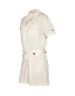 Combishort army légère blanc cassé - BLANC CASSÉ