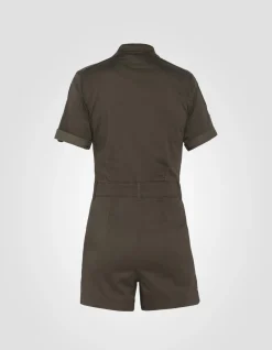 Combishort légère et badgée kaki - KAKI