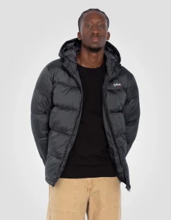 Doudoune anthracite à capuche - ANTHRACITE
