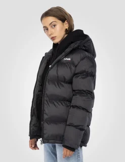 Doudoune anthracite à capuche - ANTHRACITE