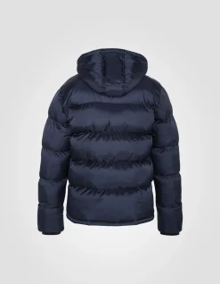 Doudoune bleu marine à capuche - MARINE