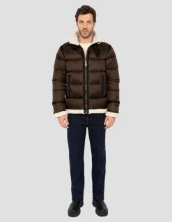 Doudoune bombardier marron - MARRON