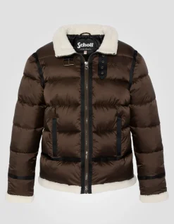 Doudoune bombardier marron - MARRON