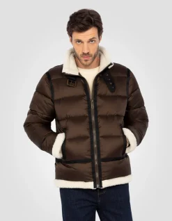 Doudoune bombardier marron - MARRON