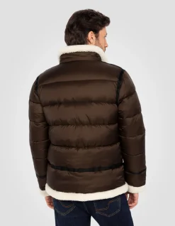 Doudoune bombardier marron - MARRON