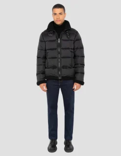 Doudoune bombardier noire - NOIR