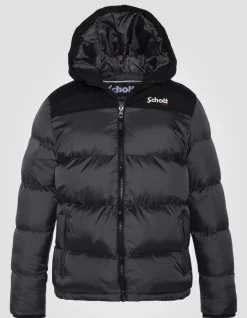 Doudoune à capuche anthracite enfant - ANTHRACITE