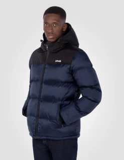 Doudoune à capuche bleu marine unisexe - MARINE