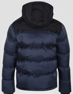 Doudoune à capuche bleu marine unisexe - MARINE