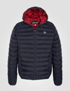Doudoune à capuche bleu marine ultra légère - MARINE