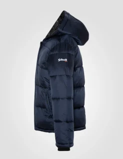 Doudoune à capuche enfant bleu marine - MARINE