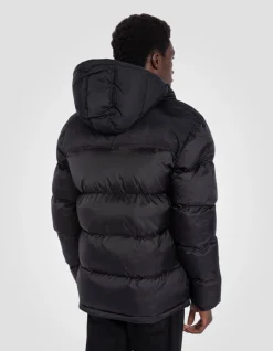 Doudoune à capuche noire unisexe - NOIR