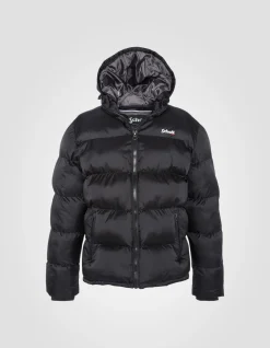 Doudoune noir à capuche - NOIR