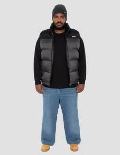 Doudoune sans manche anthracite unisexe, grande taille - ANTHRACITE