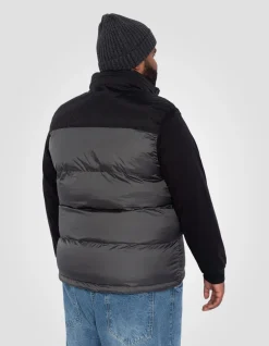 Doudoune sans manche anthracite unisexe, grande taille - ANTHRACITE