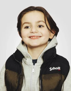 Doudoune sans manche kaki enfant - KAKI