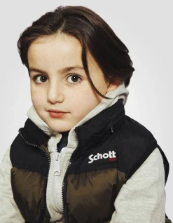Doudoune sans manche kaki enfant - KAKI