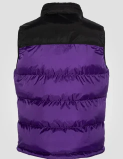 Doudoune sans manche violet unisexe - VIOLET