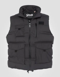 Doudoune utility anthracite sans manche - ANTHRACITE