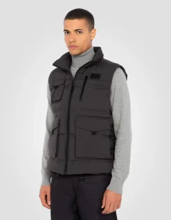 Doudoune utility anthracite sans manche - ANTHRACITE