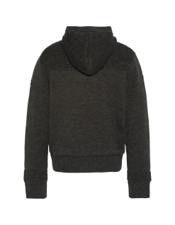 Gilet anthracite à capuche doublé sherpa - ANTHRACITE