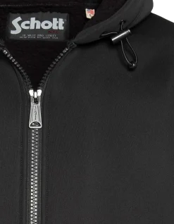 Gilet noir technique à capuche - NOIR