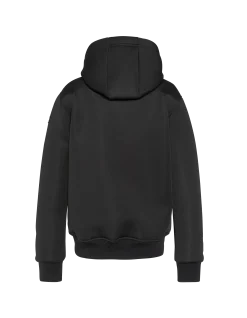 Gilet noir technique à capuche - NOIR
