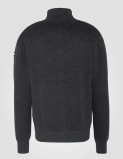 Gilet zippé militaire anthracite - ANTHRACITE