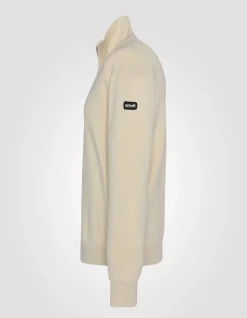 Gilet zippé militaire blanc - BLANC CASSÉ