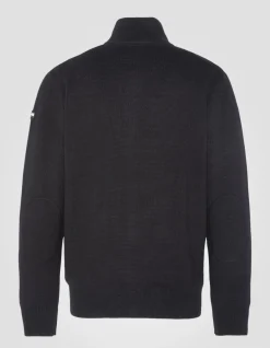 Gilet zippé militaire noir - NOIR
