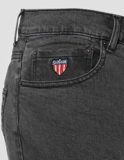 Jeans slim gris - GRIS