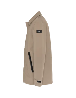 Manteau technique beige déperlant - BEIGE