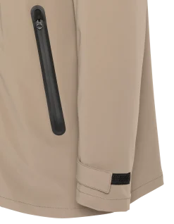 Manteau technique beige déperlant - BEIGE