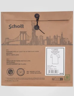Pack de 2 t-shirts blancs à col rond en coton biologique - BLANC