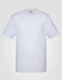 Pack de 2 t-shirts blancs à col rond en coton biologique - BLANC